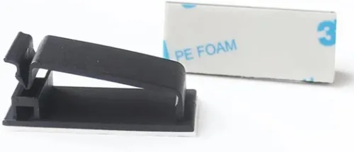 Miniatura 4 de 30 Clips Autoadhesivos para Gestión de Cables Autoadhesivos (30 Piezas) – Organizador de Cables para Escritorio, Oficina, Auto y Hogar – Fácil