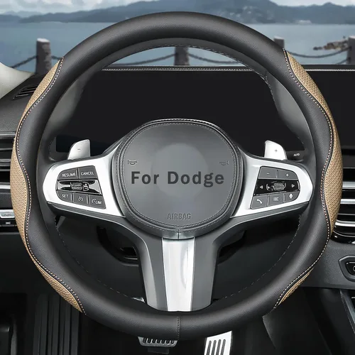 Miniatura 137 de Funda a medida para volante de Acura, transpirable antideslizante, fundas de cuero de doble cara para volante de automóvil, para accesorios de Acura