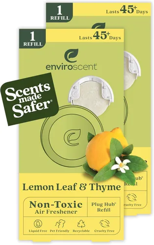 Miniatura 8 de Enviroscent Recambios de ambientador no tóxico (té de lavanda y miel) Ambientador enchufable para el hogar Recambios de aceite esencial