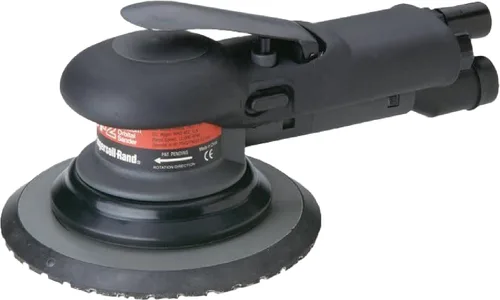 Ingersoll Rand 4151 Lijadora de aire orbital aleatoria, órbita de 3/16 pulgadas, almohadilla de vinilo de 6 pulgadas, 12,000 RPM, 0.2 HP