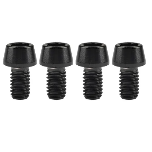 Miniatura 113 de Titanio Ti M6 x 10 16 18 20 25 30 35 40 45 50 55 60 2.559 in Allen - Tornillos hexagonales de 2.559 in, tornillos cónicos, paquete de 4