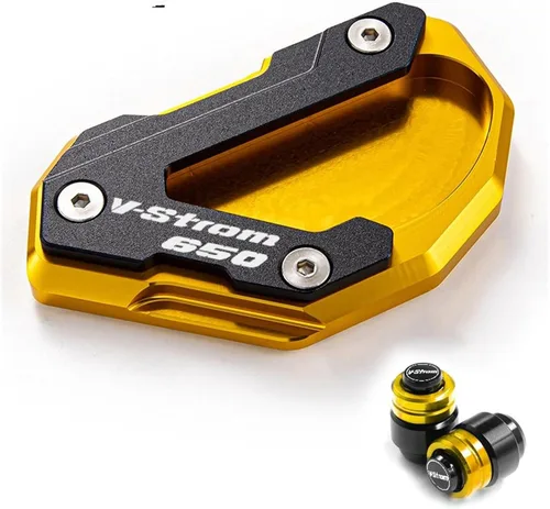Miniatura 8 de Para Suzuki para V-Strom 650/XT para VSTROM 650 para DL650 Accesorios Soporte lateral con placa de soporte ampliada y placa de soporte de cubierta