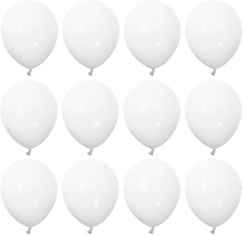 Miniatura 12 de Globos de látex negro de 12 pulgadas, 60 globos gruesos para decoraciones de fiestas (12 pulgadas negro)