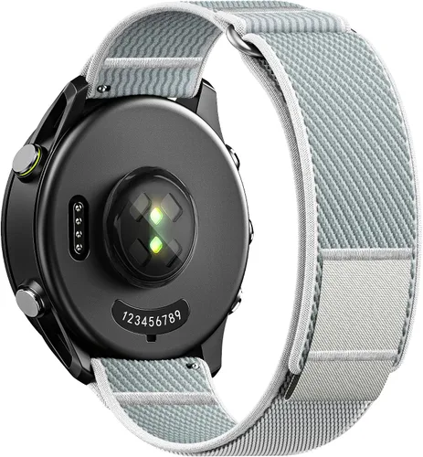 Miniatura 11 de ANCOOL Correa de nylon para reloj Compatible con Garmin Vivoactive 5/6/3/Forerunner 245/165/55, Correa de reloj de liberación rápida de 20mm
