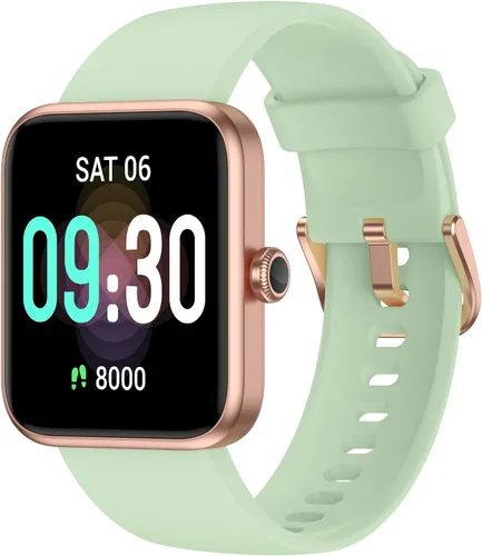 Miniatura 9 de TYKOIT Reloj inteligente, rastreador de fitness con pantalla táctil de 45 mm, monitor de frecuencia cardíaca, oxígeno en sangre, seguimiento