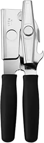 Miniatura 6 de Swing-A-Way - Abridor de latas portátil con cuchilla afilada, manual de mano, 2 en 1 para latas y botellas, fabricado en acero, perilla fácil de Rojo