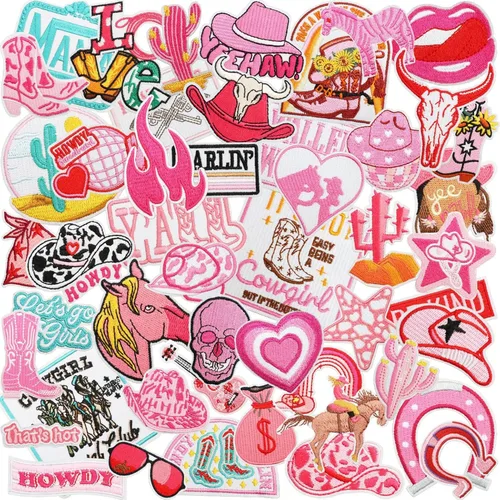 Miniatura 27 de 24 parches retro bohemios para planchar o coser, bonitos apliques bordados femeninos, decoración de moda para ropa, sombrero, bolso, vestido, Planta