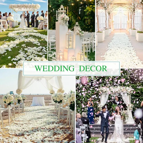 Miniatura 3 de 200 pétalos de rosa negros reales secos, pétalos de flores preservados de 1.75 onzas para regalos, decoración de fiesta de boda, niña de las flores