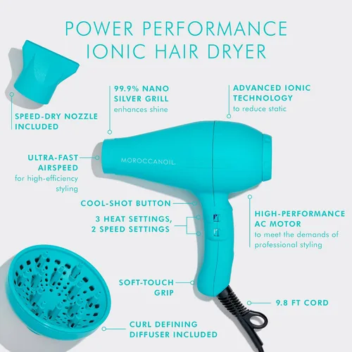 Miniatura 2 de Moroccanoil Power Performance Ionic Hair Dryer