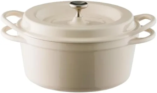 Miniatura 9 de Olla para Horno Holandés Vermicular Olla de Hierro Fundido Esmaltada No Tóxica 18 cm (1.8 Qt) Apto para Horno Compatible con Inducción