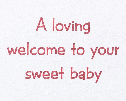 Miniatura 3 de Papyrus Tarjeta de baby shower para niña (So Happy You're Here)
