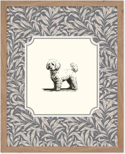 Miniatura 47 de Poster Master Póster Vintage de Cocker Spaniel Inglés - Impronta Retro de Perro - Arte Floral - Arte de Cachorros - Arte para Amantes de Animales