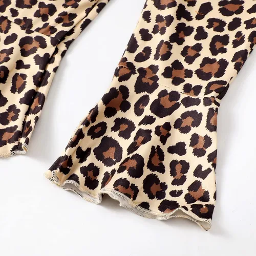 Miniatura 6 de Traje de bebé niña de 2 cumpleaños para niña de 2 años de edad, ropa de leopardo