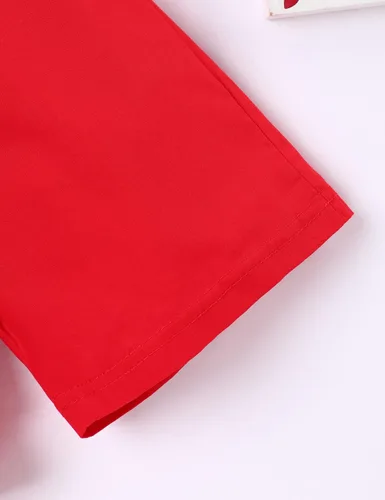 Miniatura 9 de Conjunto de ropa de verano para el 4 de julio, para el Día de la Independencia, camisa y pantalones cortos