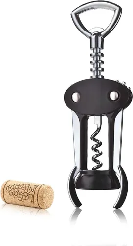 Miniatura 3 de Vacu Vin 68425606 Sacacorchos con alas de regalo, acero inoxidable
