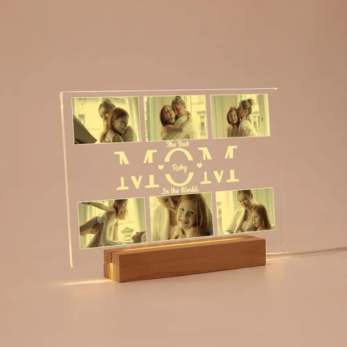 Miniatura 21 de MOIFAITYA - Placa de collage de fotos personalizada, marcos de fotos personalizados, regalos de fotos para el día de San Valentín, boda, él, pareja