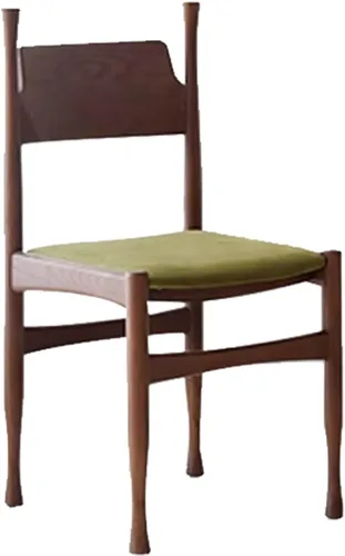 Sillas de comedor, modernas sillas de comedor de madera, silla de cocina tapizada, taburete sin brazos de granja, silla ocasional para cocina, sala