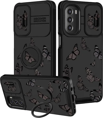 Miniatura 57 de Funermei Funda para Moto G Play 4G 2024 – Funda para teléfono para mujeres y niñas, diseño único de gato y libros, diseño único con funda