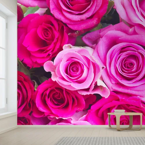 Miniatura 2 de wall26 - Mural de papel pintado para pared, elegante, autoadhesivo, de gran tamaño, removible, con diseño floral de rosas - 66x96 pulgadas