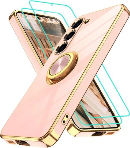 Miniatura 100 de Gritup Funda para Samsung Galaxy A14 5G: Funda Samsung A14 con 2 Protectores de Pantalla, Soporte de Anillo con Rotación 360°, Soporte Magnético