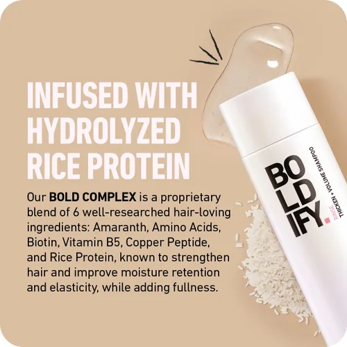 Miniatura 5 de Champú y acondicionador engrosador para el crecimiento del cabello con biotina de Boldify