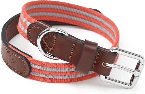 Miniatura 18 de Mile High Life Collar ajustable de polialgodón suave y fuerte con hebilla de liberación rápida para perros pequeños a grandes