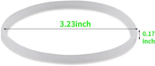 Miniatura 2 de Anillo de sellado de junta de goma de repuesto compatible con Ninja Blender (4 piezas de 3.2 pulgadas)
