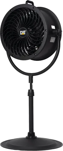 Miniatura 11 de CAT ventiladores - Ventilador de tambor de alta velocidad de 14 pulgadas de alta velocidad de alta resistencia de grado industrial (negro, 2 en 1)