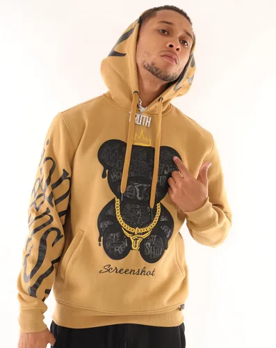 Miniatura 14 de SCREENSHOT Sudadera urbana de forro polar para hombre, diseño de dibujos animados de animación, parche bordado de gel