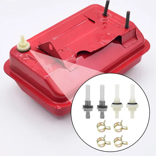 Miniatura 4 de Filtro de salida de junta de tanque de combustible de gasolina, kit de pantalla de línea de combustible compatible con Predator 212 Motor pequeño