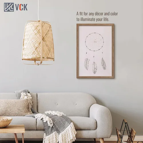 Miniatura 307 de VCK Marcos para póster de madera maciza de 22.375 x 34 pulgadas, marco de fotos A1 negro con montaje en pared, paquete de 3
