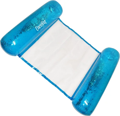 Miniatura 9 de CocoNut Float Hamaca con purpurina para piscina, tumbonas inflables multiusos para adultos, silla de ejercicio y silla de descanso, versátil