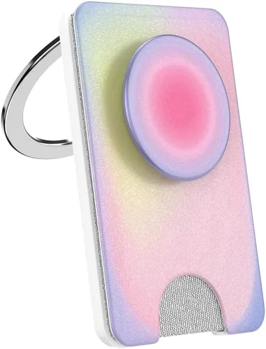 Miniatura 6 de PopSockets Billetera para teléfono con agarre expandible, soporte para tarjetas de teléfono, compatible con carga inalámbrica, cartera compatible