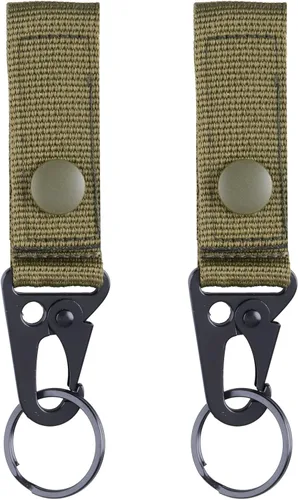Miniatura 19 de TRIWONDER Clips de boca ampliados HK Gancho de alta resistencia Ganchos a presión Clips de honda para Paracord al aire libre bolsa mochila