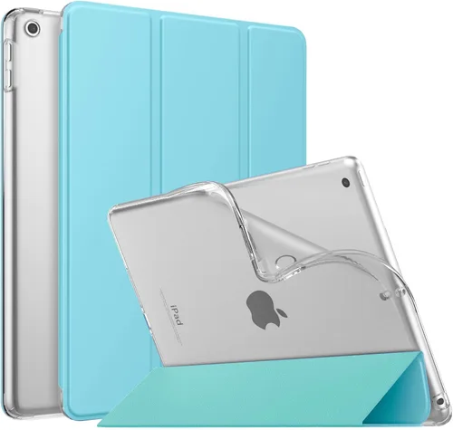 Miniatura 22 de Funda MoKo Compatible con Nuevo iPad de 9ª/8ª/7ª Generación de 10.2 pulgadas (2021/2020/2019), Funda Inteligente Delgada y Ligera con Soporte