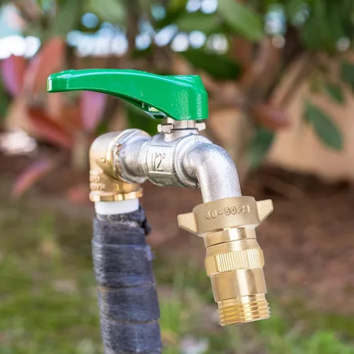Miniatura 4 de Regulador de presión de agua de latón Hourleey para RV, regulador de agua para cámper de RV con pantalla filtrante, protector para cámpers