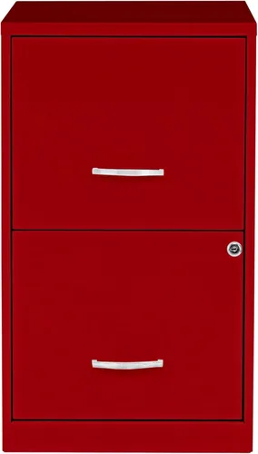 Miniatura 4 de NuSparc - Archivador de 2 cajones con cerradura Construcción de acero premontada Diseño que ahorra espacio, perfecto para el hogar y la oficina