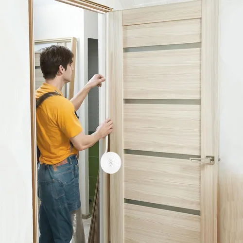 Miniatura 5 de Tira de sellado de puerta contra intemperie, burlete de puerta, tira de sellado de puerta autoadhesiva para marco de puerta, burlete de aislamiento