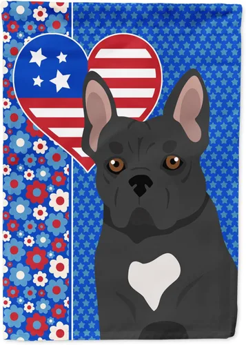 Miniatura 225 de Caroline's Treasures WDK5119GF - Bandera de jardín americana de Airedale Terrier de Estados Unidos, color negro y tostado, bandera decorativa