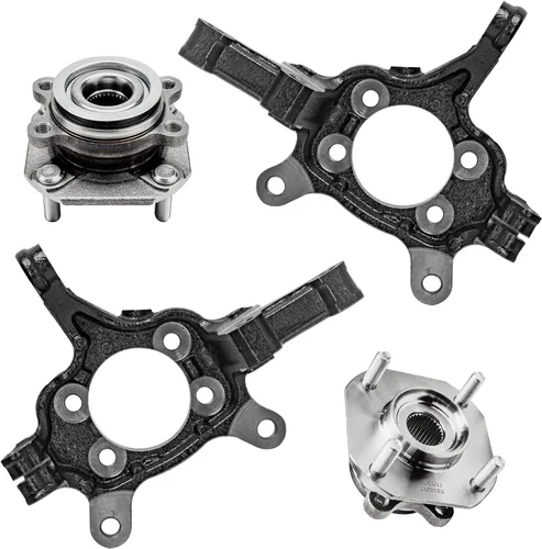 Miniatura 117 de Detroit Axle - Kit de extremo delantero RWD para Chrysler 300 Dodge Challenger Charger Upper Lower Control Arms rótulas de rodamiento de rueda Bujes