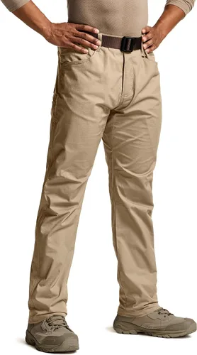 Miniatura 37 de CQR – Pantalones tácticos elásticos tipo cargo para hombre, resistentes al agua, de tela ripstop (antidesgarros), ligeros, ideales para uso diario