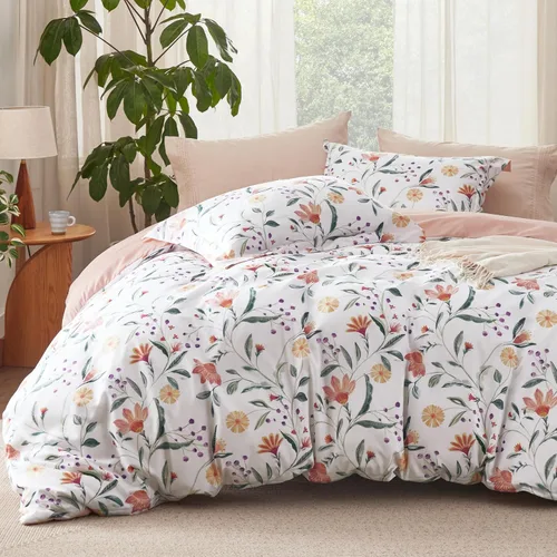 Miniatura 23 de Bedsure Funda de edredón tamaño Queen – Juego de funda de edredón reversible a cuadros con cierre de cremallera, juego de ropa de cama de 3 piezas