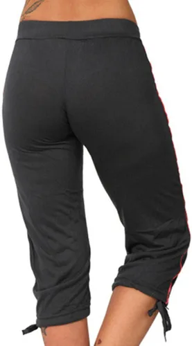 Miniatura 48 de Pantalones capri para mujer, estilo casual, de verano, elásticos, de cintura alta, pantalones de yoga, ajuste atlético, pantalones deportivos