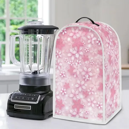 Miniatura 5 de doginthehole Fundas para licuadora, cubierta estética de flor de cerezo rosa, cubierta para batidora de cocina, cubierta para electrodomésticos