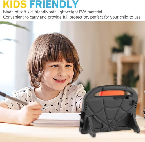 Miniatura 6 de Funda infantil para Samsung Galaxy Tab A11 /A9 de 8.7 pulgadas versión 2025/2023, ligera, a prueba de golpes, apta para niños, con protector