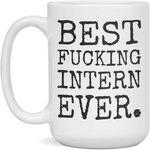 Miniatura 3 de Best Intern Ever - Taza para pasante, 11 onzas, color blanco