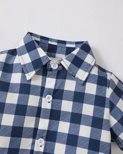 Miniatura 50 de Conjunto de ropa de verano para bebé y niño, camiseta de manga corta de algodón, pantalones cortos de dinosaurios, conjunto de ropa para niño