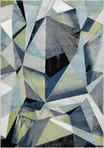 Miniatura 26 de SAFAVIEH Porcello Collection - Alfombra decorativa de 2 pies 3 pulgadas x 4 pies, gris claro y naranja, diseño abstracto moderno, no desprende