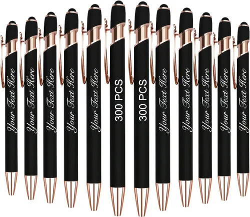 Miniatura 27 de 10 bolígrafos personalizados con nombre y texto para mujeres y hombres, bolígrafos personalizados con grabado gratis, regalos para negocios
