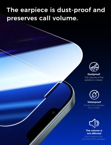 Miniatura 6 de MAGIC JOHN Paquete de 2 protectores de pantalla de vidrio templado para iPhone 13 Pro Max/iPhone 14 Plus de 6.7 pulgadas, instalación automática